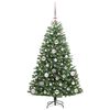 vidaXL &Aacute;rvore de Natal Articulada Artificial Verde 120 cm PVC e Metal