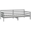 vidaXL Sof&aacute;-cama 90x200 cm madeira de pinho maci&ccedil;a cinzento