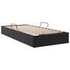 vidaXL Cama com Armazenamento Preto 90 x 190 cm Couro sint&eacute;tico