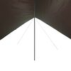 vidaXL Lona de campismo 462x306x211 cm impermeável castanho