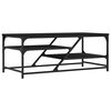 vidaXL Mesa de centro 100x49x40 cm derivados de madeira preto