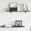 vidaXL Prateleiras estante 8pcs 80x20x1,5cm contrapl. cinza brilhante