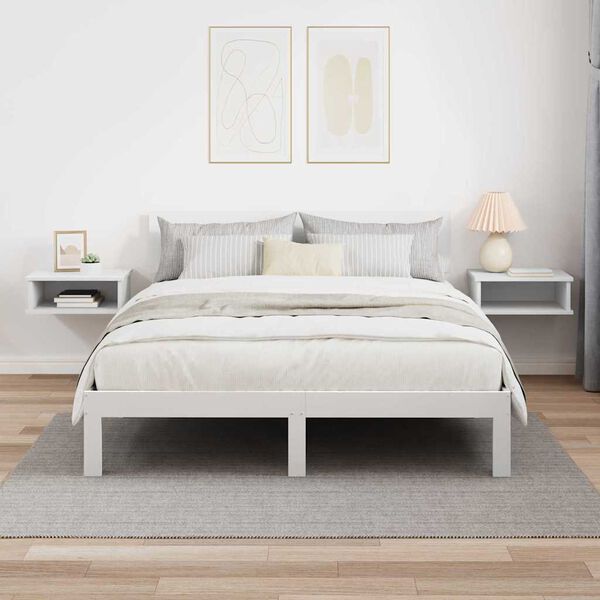 vidaXL Mesa-de-cabeceira 2 pcs Branco 40 x 31 x 15 cm