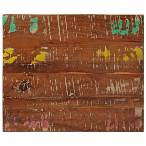 vidaXL Tampo de mesa retangular 60x50x2,5 cm madeira recuperada maci&ccedil;a