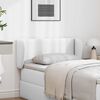 vidaXL Orelha de Cabeceira Branco 40 x 23 x 6 cm PVC