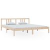 vidaXL Estrutura de cama super king 180x200 cm madeira maci&ccedil;a