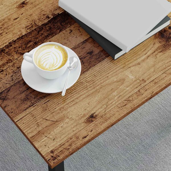 vidaXL Mesa de centro Madeira antiga 60 x 50 x 36 cm