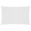 vidaXL Para-sol estilo vela tecido oxford retangular 5x8 m branco