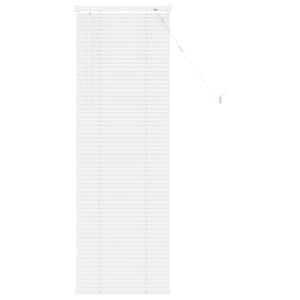 vidaXL Cortina Veneziana Branco 150 x 40 cm 25 mm PVC