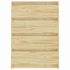 vidaXL Aparador pinho maciço 60x36x84 cm