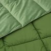 vidaXL Duvet de Ano Inteiro Colchonete Verde 135 x 220 cm Microfibra