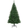 vidaXL &Aacute;rvore de Natal Artificial Verde 180 cm PVC, A&ccedil;o e Pl&aacute;stico