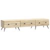 vidaXL Gabinete para TV com gaveta Carvalho Sonoma 147 x 34,5 x 30 cm