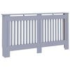 vidaXL Cobertura de radiador 152x19x81,5 cm MDF antracite