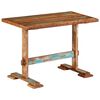 vidaXL Mesa de jantar 110x55x78 cm madeira recuperada maci&ccedil;a