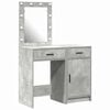 vidaXL Mesa de vestir 2 unid. Cinzeto 50 x 41 x 135 cm