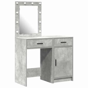 vidaXL Mesa de vestir 2 unid. Cinzeto 50 x 41 x 135 cm
