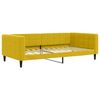 vidaXL Sof&aacute;-cama com gavet&atilde;o 100x200 cm veludo amarelo