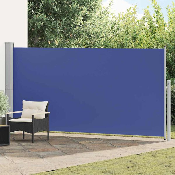 vidaXL Toldo lateral retr&aacute;til 160 x 500 cm azul