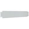 vidaXL Veda&ccedil;&atilde;o para relvado 5 pcs a&ccedil;o galvanizado 100x19 cm