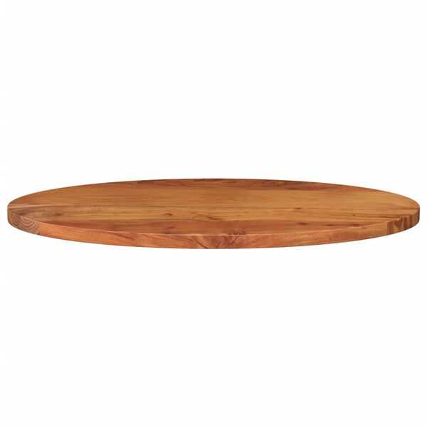 vidaXL Tampo de mesa oval 100x40x3,8 cm madeira de ac&aacute;cia maci&ccedil;a