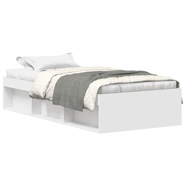 vidaXL Estrutura de cama 90x200 cm branco