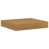 vidaXL Prateleira de Parede 2 pcs Bege 23 x 23,5 x 4 cm