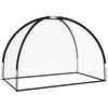 vidaXL Rede p/ treino de golfe 300x150x210 poli&eacute;ster preto