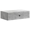 vidaXL Mesa Lateral de Parede Cinzento Cimento 59 x 34,5 x 17 cm