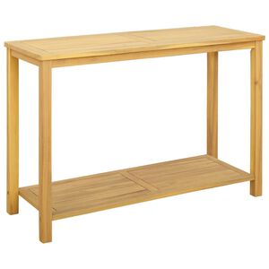 vidaXL Mesa consola para jardim 110x40x75 cm madeira de ac&aacute;cia maci&ccedil;a
