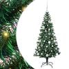 vidaXL &Aacute;rvore de Natal Artificial Pr&eacute;-iluminada Verde 150 cm