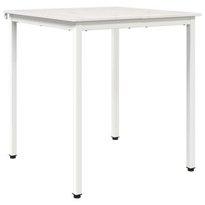 vidaXL Mesa de jantar Branco 60 x 60 x 75 cm
