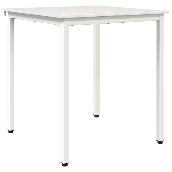 vidaXL Mesa de jantar Branco 60 x 60 x 75 cm