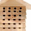 vidaXL Hotel para abelhas 22x20x20 cm madeira de abeto maciça