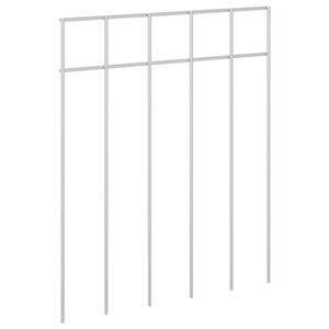 vidaXL Painel de Cerca para Jardim 24 unid. 25 x 30 cm A&ccedil;o Galvanizado