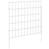 vidaXL Cerca de Jardim com Estacas 24 unid. 55 x 50 cm A&ccedil;o Galvanizado