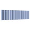 vidaXL Toldo Retr&aacute;til Azul e Branco 400 &times; 300 cm Poli&eacute;ster e Alum&iacute;nio