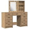 vidaXL Mesa de vestir 3 pcs Castanho 40 x 41 x 135 cm