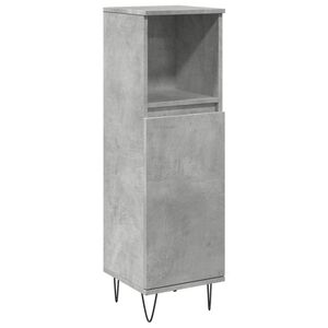 vidaXL Arm&aacute;rio WC 30x30x100 cm derivados de madeira cinzento cimento