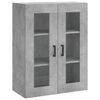 vidaXL Arm&aacute;rio de parede 69,5x34x90 cm cinzento cimento