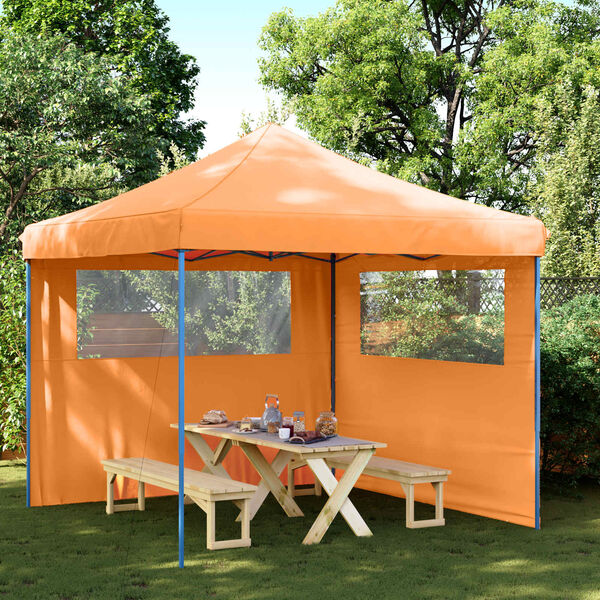 vidaXL Tenda de Festa Laranja 292 x 292 x 315 cm Tecido Oxford