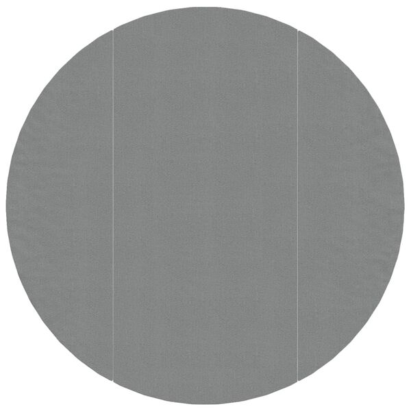 vidaXL Pano para chão de piscinas Ø306 cm poliéster geotêxtil cinza