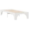 vidaXL Estrutura da Cama Branco 90 x 200 cm Madeira de Pinheiro S&oacute;lida