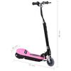 vidaXL Trotinete elétrica 120 W cor-de-rosa