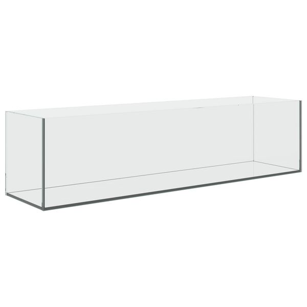 vidaXL Aqu&aacute;rio com armazenamento Transparente 80 x 20 x 20 cm Vidro