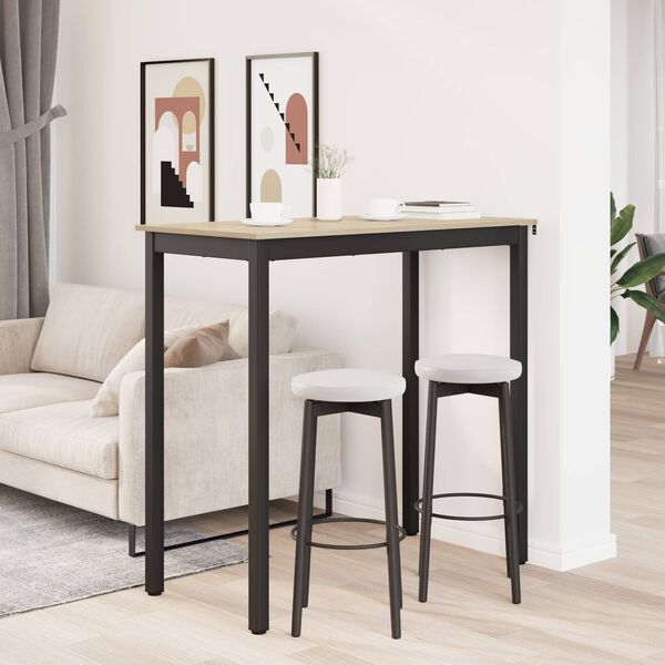 vidaXL Mesas de jantar Madeira processada