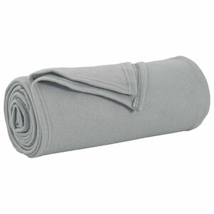 vidaXL Manta Cinzento 170 x 130 cm 0.33 kg L&atilde;