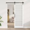vidaXL Porta Interna ORKDAL Branco Primer 78 x 211 cm