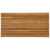 vidaXL Tampo de Mesa 110 x 55 x 3,5 cm Retangular Natural