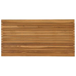 vidaXL Tampo de Mesa 110 x 55 x 3,5 cm Retangular Natural